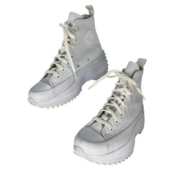 Converse Platform Run Star Hike High Sneakers Optical White - Picture 1 of 14